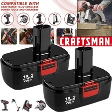 2Pack for Craftsman 19.2 Volt 11375 Battery C3 DieHard 130279005 11376 130279003