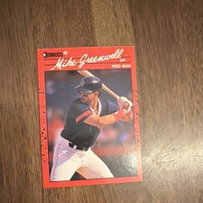 Donruss 1990 Mike Greenwell #66 Boston Red Sox Baseball Base Set Card