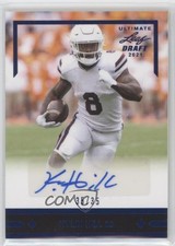 2021 Leaf Ultimate Draft 1991 Rookie Navy 35/35 Kylin Hill #GLR-KH1 Auto 0b2