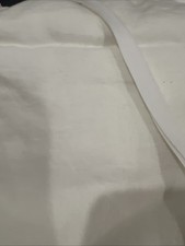 Pottery Barn Belgian Flax Linen Duvet Cover King California King Flax Cream Whit