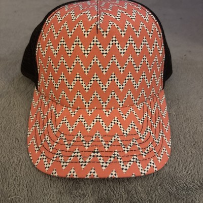 Unbranded Straw Weave Adjustable Baseball Cap Mesh Back  coral & Black