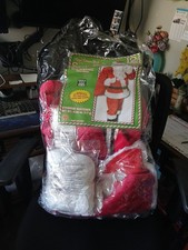 Santa Suit Rubie s Regal Deluxe Plush Santa Clause 12 Piece Costume New/used