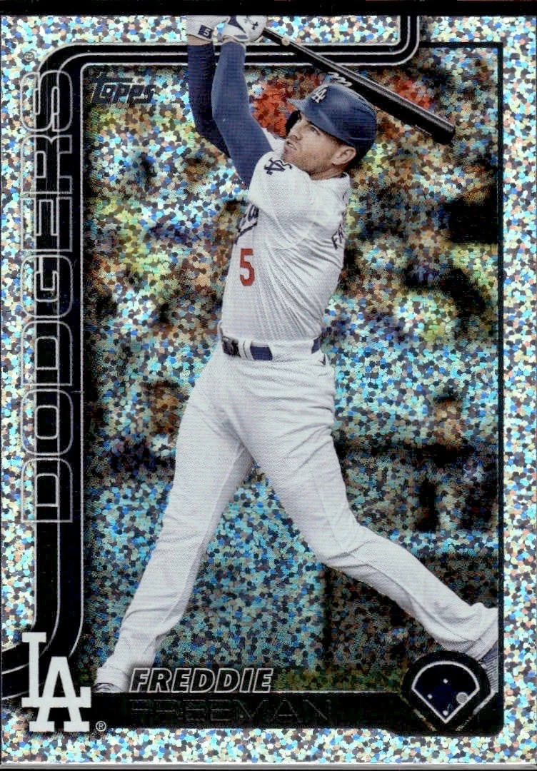 2025 Topps Series 1 Freddie Freeman # 239 Sand Glitter Foil Los Angeles Dodgers