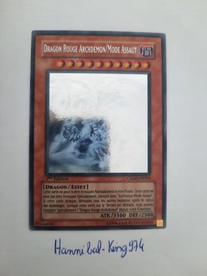 Yu-Gi-Oh Roter Drache Archedemon Angriffsmodus CRMS-FR004 GHOST 1ST