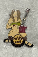 Hard Rock Cafe Hollywood, FL Cutie in a Green Bikini with a Pink Guitar Pin