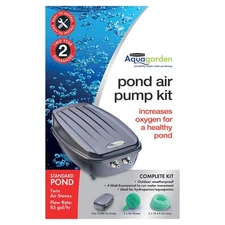 , Pond Air Pump Kit, Outdoor Weather Proof air Pump, Twin Outlet Pond Oxygena...