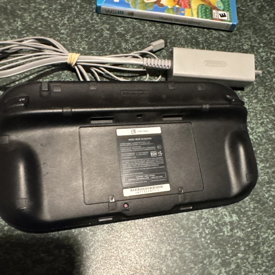 Controlador Gamepad Wii U - Juego Yoshi - Cargador OEM - WUP-010 para piezas o reparación Foto 4 de 4