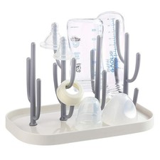 Baby Bottle Drying Rack with Base, Creative Tree Branch Baby Bottle Dryer Hol...