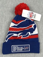 Buffalo Bills Hat Beanie Boys One Size Blue R...