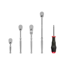 1/4 In. Drive Ratchet and Spinner Handle Set (5-Piece)