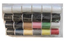 Polyester Sewing Thread Set - 24 Spools 200 Yards Each