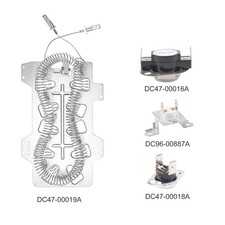 DC47-00019A Dryer Heating Element with DC47-00016A DC47-00018A DC96-00887A NEW