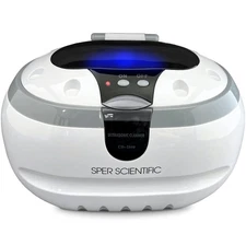 Ultrasonic Cleaner, Stainless Steel Cleaner for Jewelry, Retainer, 1 Pack 