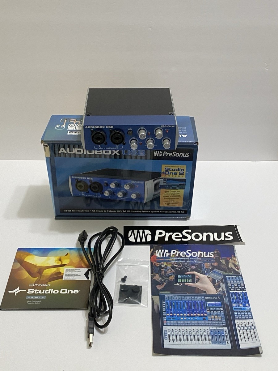 PreSonus AudioBox Two レコーディング機材 PreSonus AudioBox USB 2x2 Recording System MIDI Interface | eBay