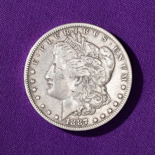 1887 O Morgan Silver Dollar 90% Silver VF Very Fine