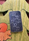 Rare Vintage Johnson Matthey TD bank 1oz Heavily 🌈 Toned Silver Bar