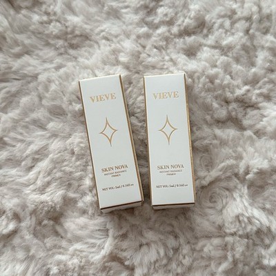 Vieve Skin Nova Instant Radiance Illuminating Primer 5ml x 2 Mini Travel NEU