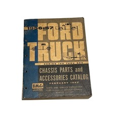 1956 1957 Ford Truck Chassis Parts And Accessories Catalog Series 100 Thru 600