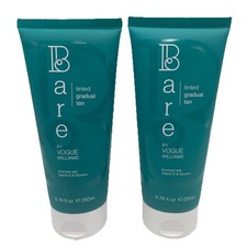 2 x Bare by Vogue Williams Tinted Gradual Tan 200ml New fast free postage 