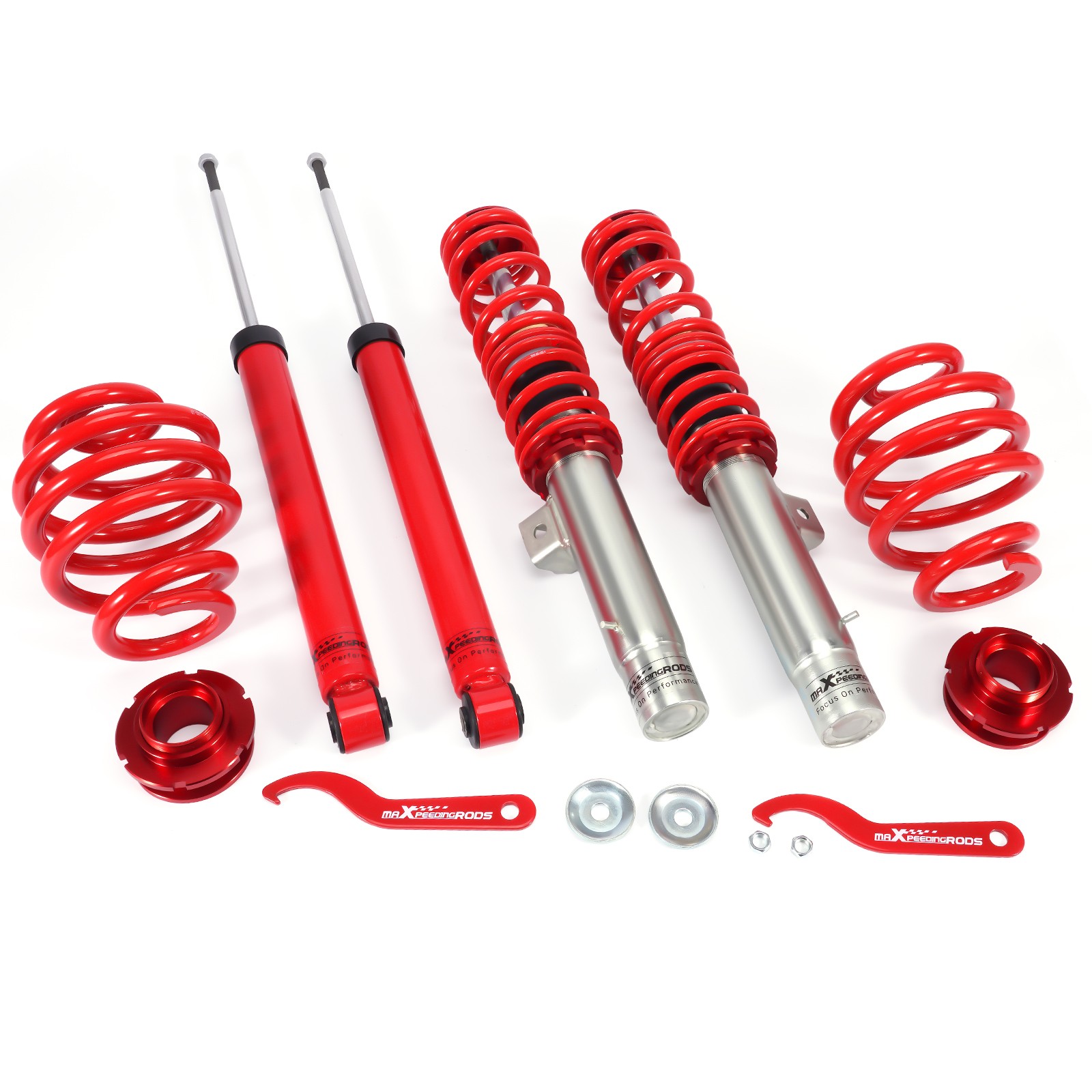 4pcs Coilovers Kit for BMW 3 Saloon 316i-330i 318d-330d, E46, 1998-2005