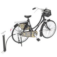 Metal Sculpture Vintage Bike Adornment Miniature Ornament Children Toy