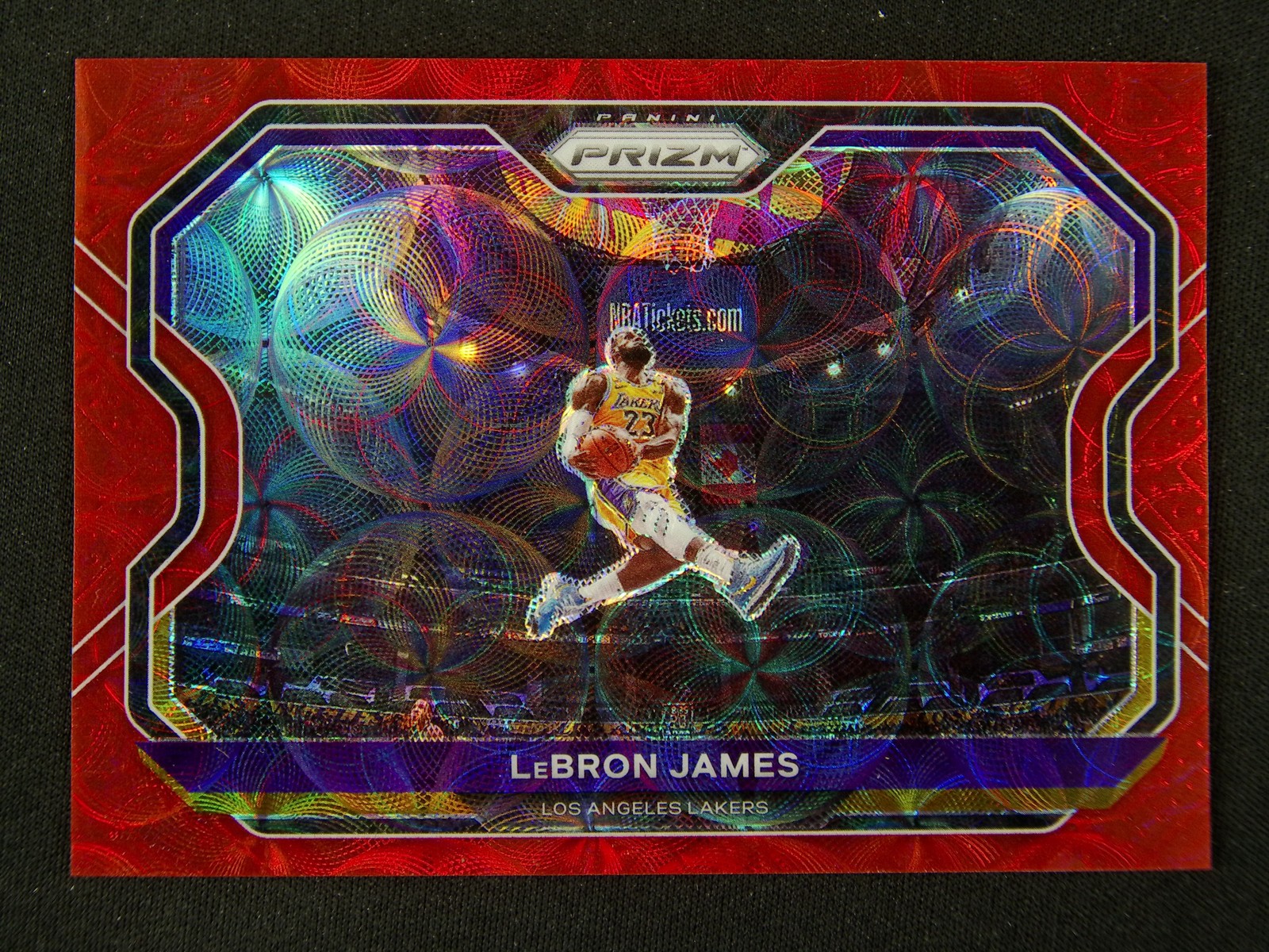 2020-21 Panini Prizm LeBron James #1 Red Choice Prizm /88