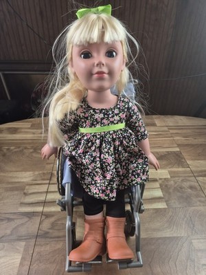  Paradise Kids Large Play Doll 18'' Blond Blue Eyed  2018 Pretend Dressup 