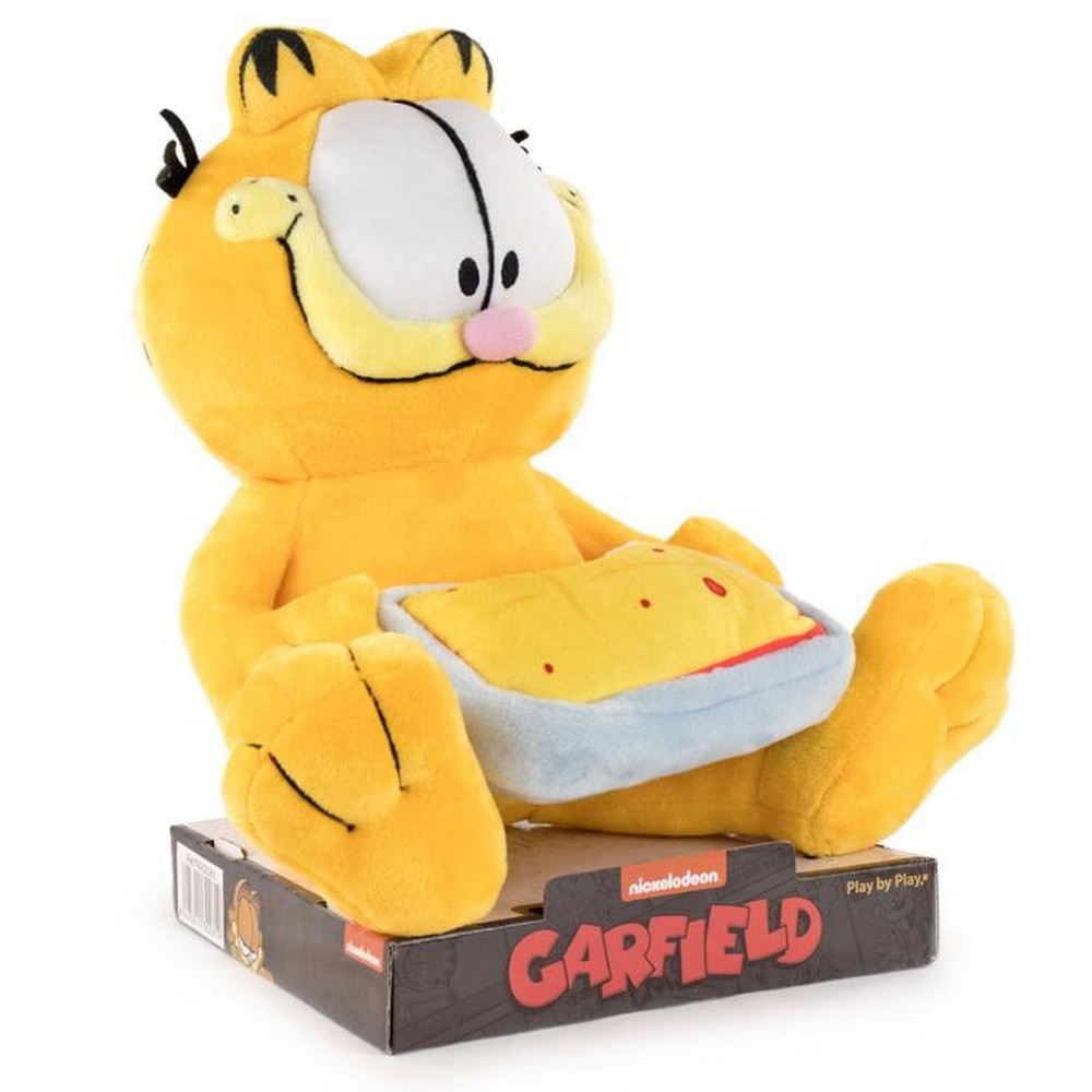 Peluche Garfield avec lasagne Barrado 28cm pour enfant