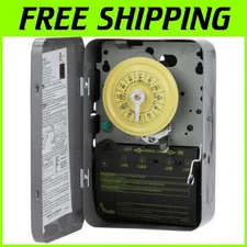 DPST 40 Amp Timer Switch - 12 ON/OFF Cycles for Industrial and Commercial Use