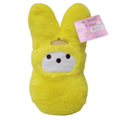 Peeps x Sanrio Hello Kitty Pompompurin Yellow Easter Bunny Plush 12-Inch NEW
