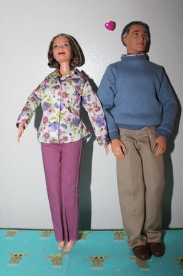 Mattel Barbie Happy Family Grandparents Doll Set 2003 Grandma & Grandpa