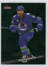 2025-26 Upper Deck Fleer Ultra Medallions Emerald Green 8/10 Kiefer Sherwood 2d8