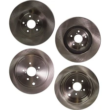 Front and Rear Disc Brake Rotors For 2008 Subaru Impreza