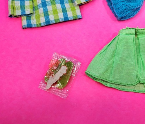 ULTRA RARE Vintage Skipper Doll Plaid City #1977 Silk Skirt Variation ~ 1960's - Bild 15 von 16