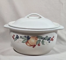 Corelle Coordinates Abundance Stoneware 1.5Qt 1.42L Casserole Dish With Lid