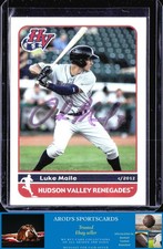 2012 Grandstand Hudson Valley Renegades *Luke Maile **Card #** AUTO (RC)