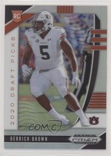 2020 Panini Prizm Draft Picks Rookies Silver Derrick Brown #155 lw9