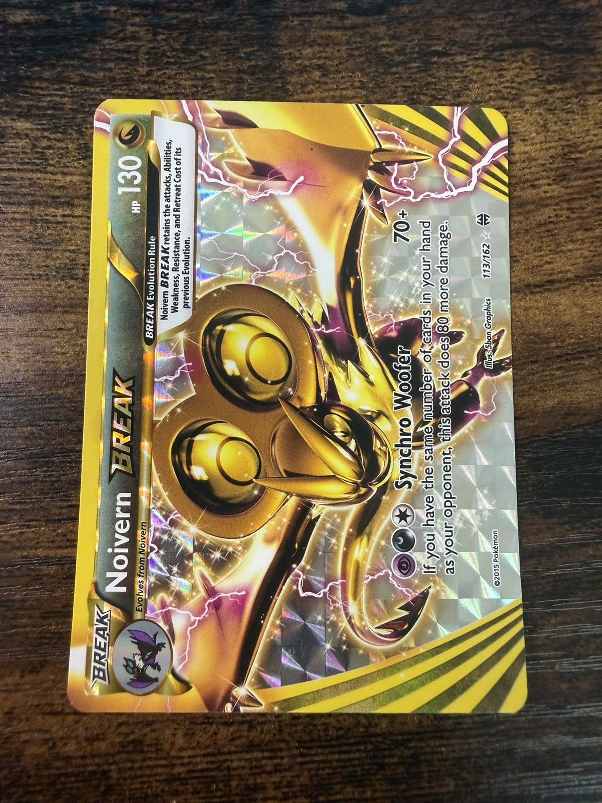 Noivern BREAK 113/162 Pokémon TCG Breakthrough LP-MP