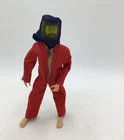 Vintage G.I. Joe Adventure Team 12" Figure Red Hazmat Jumpsuit Mask 1970s Loose