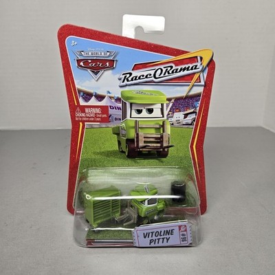 Disney Pixar Cars Vitoline Pitty Piston Cup Pit Crew Green 1:55 Tires Toolbox