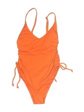 New Look Women Orange One Piece Swimsuit 8 uk