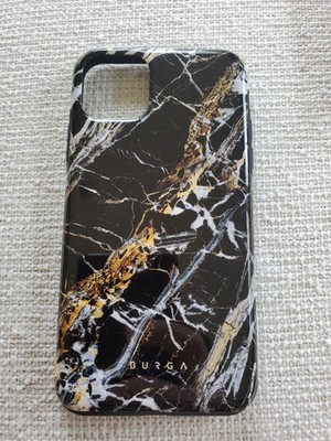 BURGA Black Gold Marble Phone Case w/ Original Box