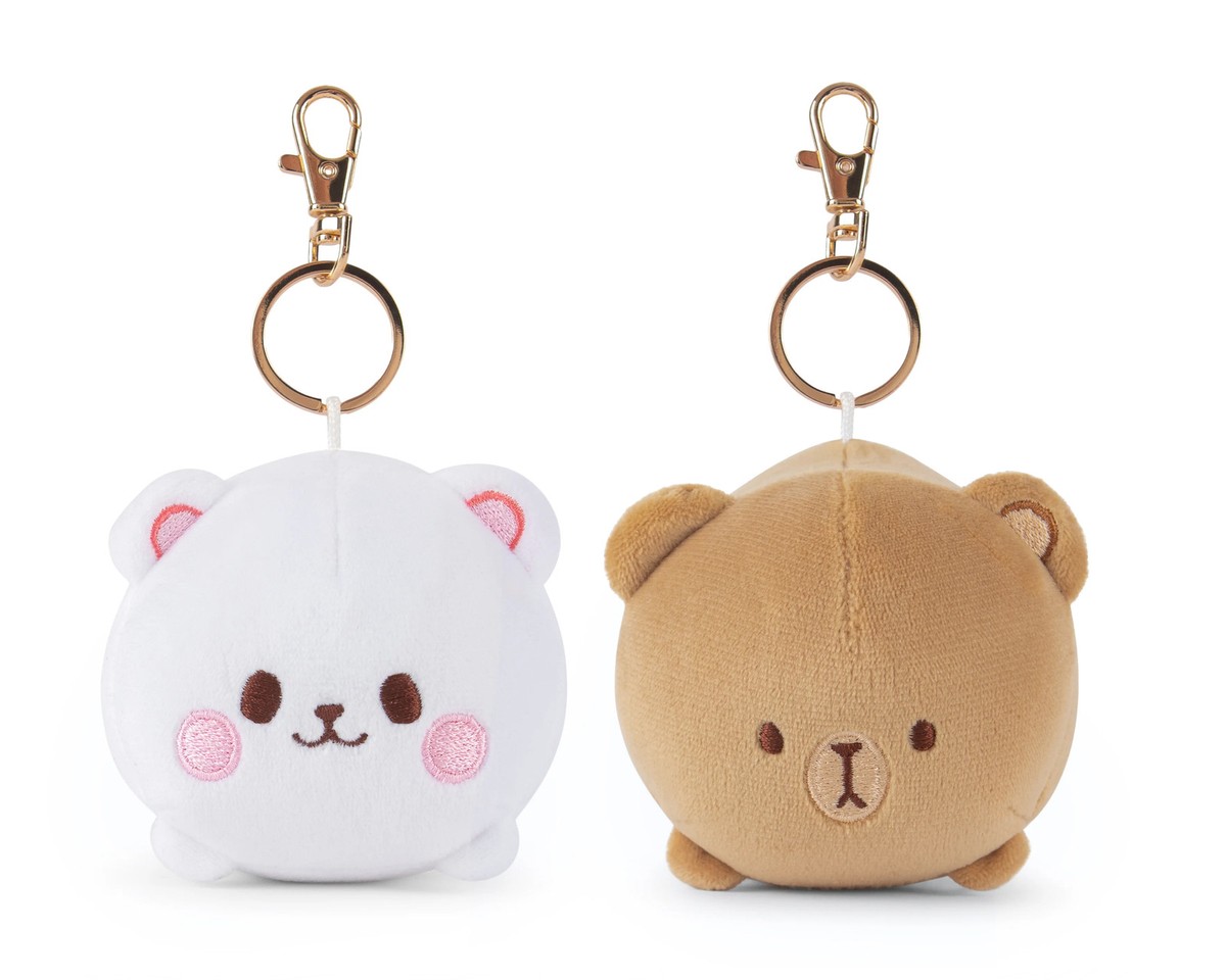 アクセサリー Meichan Milk Mocha Bear: Chonky Plush Keychain Set | eBay
