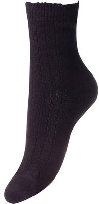 Pantherella Damen Tabitha Einfach Kaschmir Socken - Schwarz