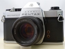 EXC 4 ASAHI PENTAX SPOTMATIC F SPF Film Camera SLR SMC TAKUMAR 55mm f1.8 6598