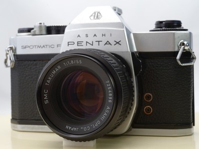 [EXC+4] ASAHI PENTAX SPOTMATIC F SPF Film Camera SLR SMC TAKUMAR 55mm f1.8 #6598