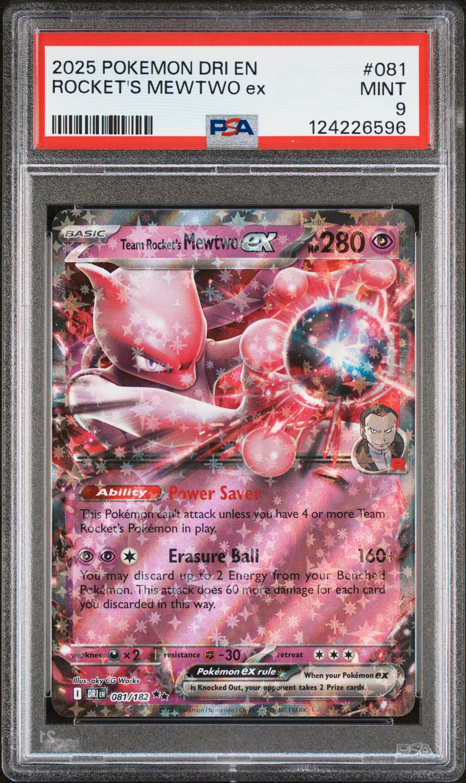 Team Rocket's Mewtwo Ex #81