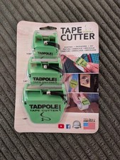 Tadpole Tape Cutter Multi-Pack of 3 Sizes: .94” 1.41" 1.88” - New, Made In USA