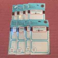 Martha Stewart Avery Blue Shipping Labels 72461 Lot 8 Packs 144 Total Labels