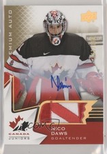 2020 Team Canada Juniors Men's U-20 Autos 3/199 Nicolas Daws #23 Patch Auto 4wd